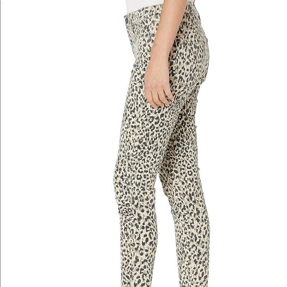 Ella Moss Women's Cream/Black Cheetah Dabs High Rise Skinny Ankle Jeans sz 24 - Picture 4 of 6
